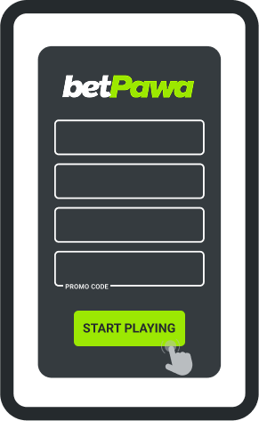 Complete Betpawa registration form Complete the registration procedure